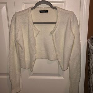 Trendy fuzzy cardigan